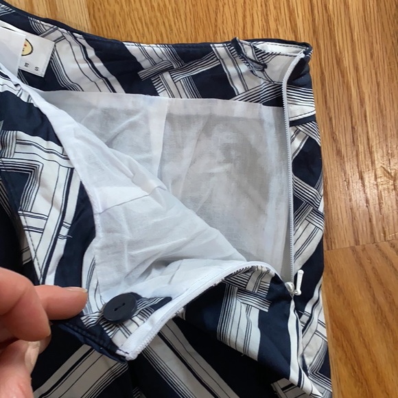 Talbots Ikat Print Cotton Skirt - Picture 2 of 6